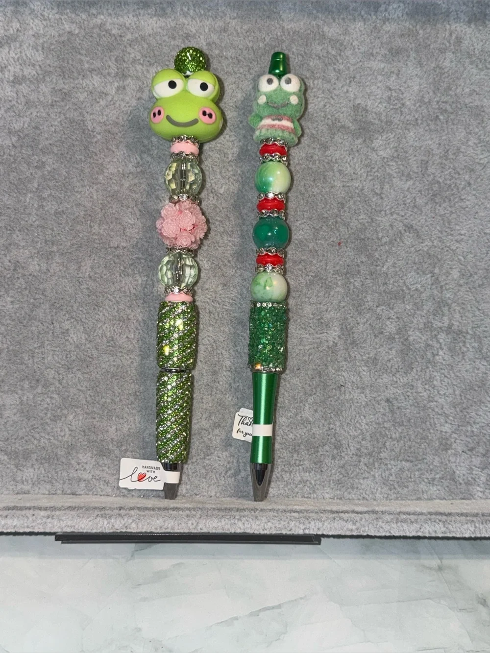 P1344 Handcrafted Beaded Decorative Ballpoint Pen - You choose